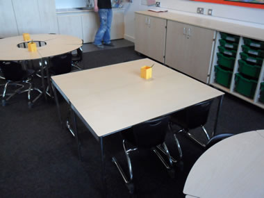 Primary classroom desk