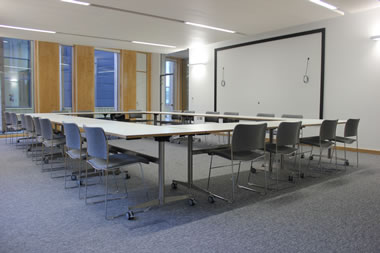 Flip top meeting room tables